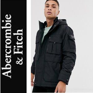 ABERCROMBIE & FITCH TRENDING WINTER TECH PARKA YOUNG MENS COLLEGE XS HOODED COAT